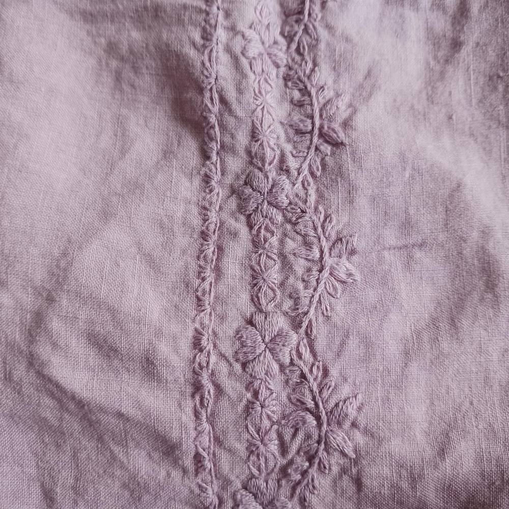 Vintage ABC Carpet and home duvet and fitted sheet size queen , used